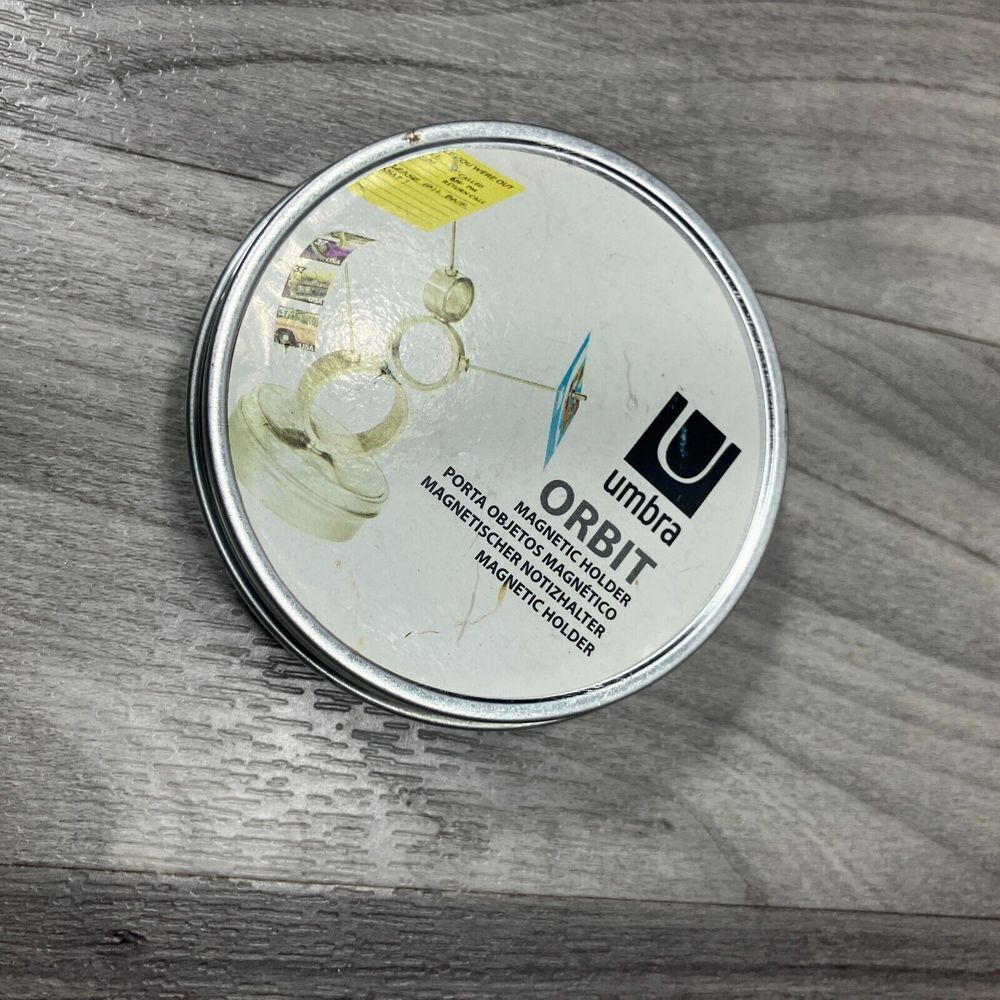UMBRA ORBIT NICKEL MAGNETIC NOTE PHOTO HOLDER NEW‎